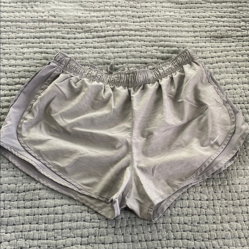 grey nike running shorts